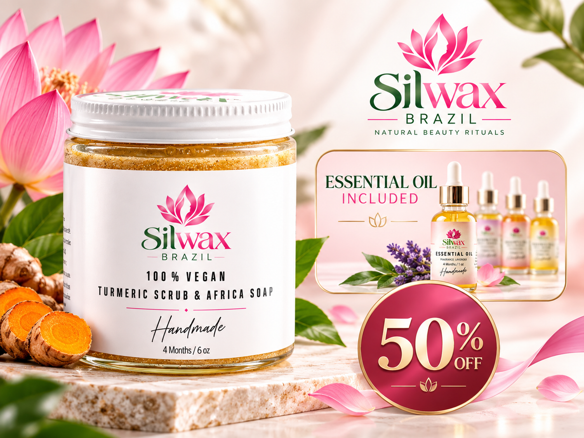 Scrub + Essential Oil Kit + Silwax Natural Soap Bar