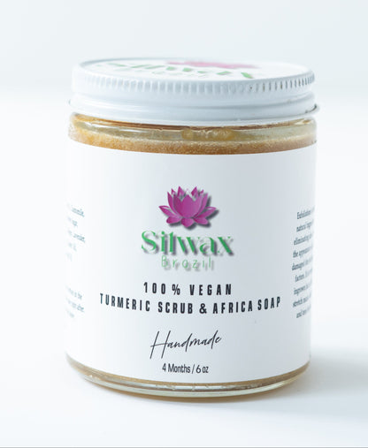 Organic Turmeric & African Black Soap Scrub