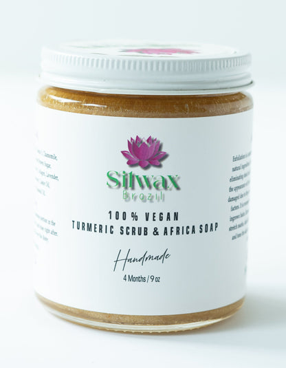 Organic Turmeric & African Black Soap Scrub